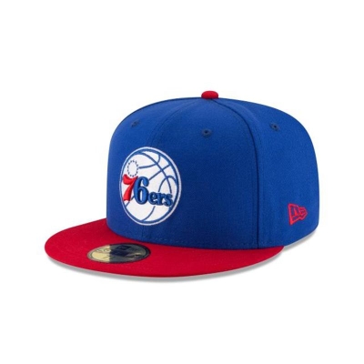 Philadelphia 76ers Gorra | New Era NBA 2tone 59fifty Fitted Cap Mexico - Azules